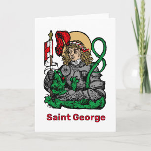 St. Georg und der Drache (Nürnberg) Gruß Karte