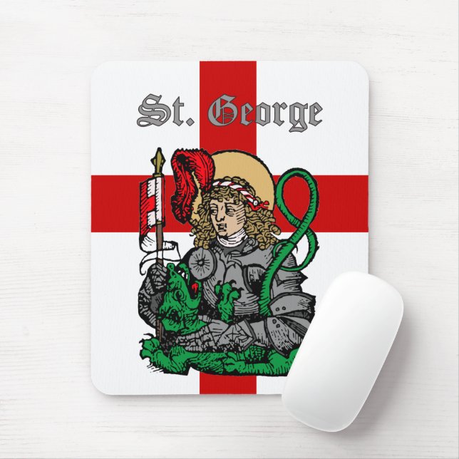 St. Georg und der Drache (Nürnberg) Mousepad (Mit Mouse)