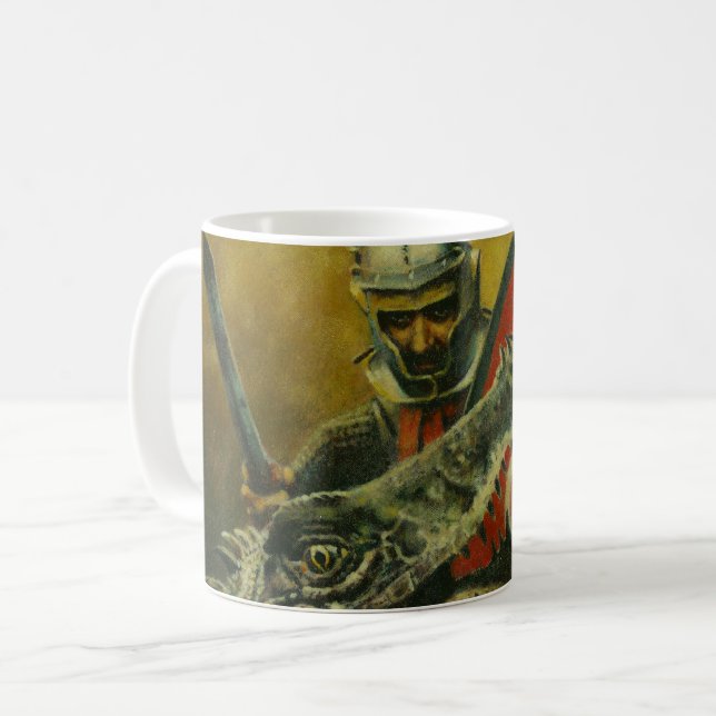 St Georg und die Dragon-Tasse Tasse (Vorderseite Links)