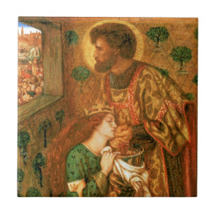 St. Georg und die Prinzessin Sabra Fliese