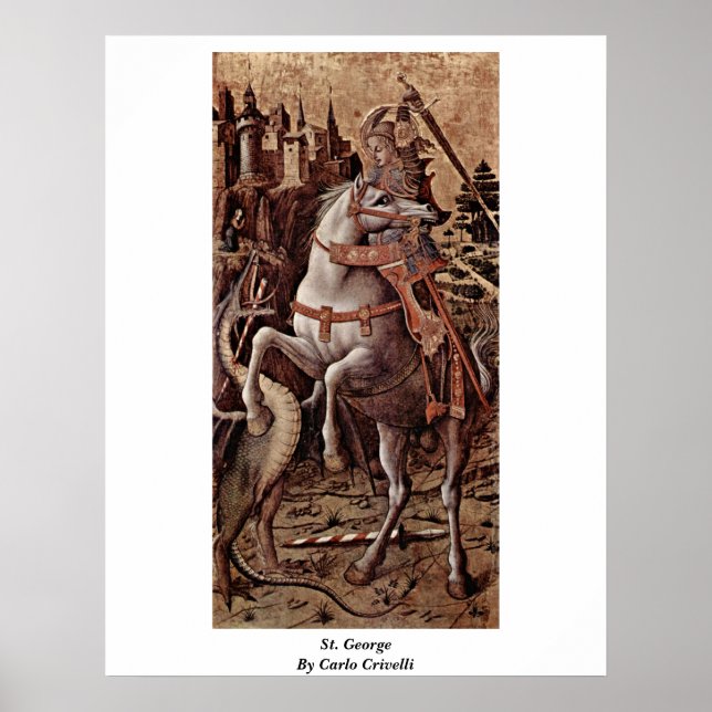 St. George By Carlo Crivelli Poster (Vorne)
