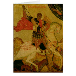 St George, das den Drachen tötet