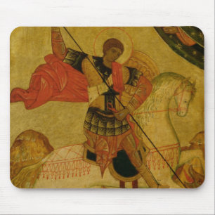 St George, das den Drachen tötet Mousepad