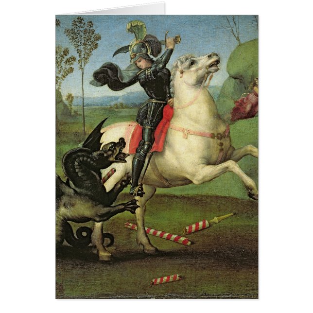 St George, das mit dem Drachen kämpft (Vorne)