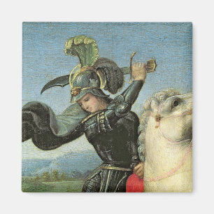 St George, das mit dem Drachen kämpft Magnet