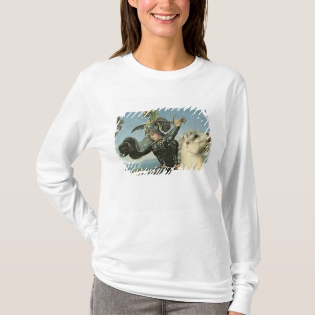 St George, das mit dem Drachen kämpft T-Shirt (Vorderseite)