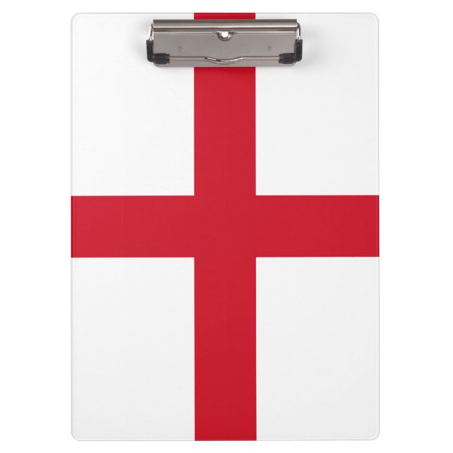 St. George ~ Flagge von England  Klemmbrett (Vorderseite)