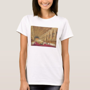 St George Hall, Windsor Schloss, 1838 (Farbe T-Shirt