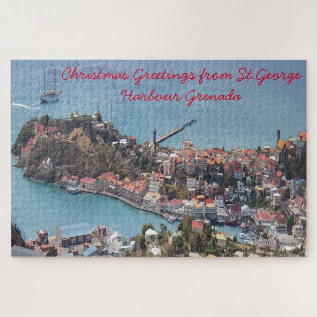 St.George Harbour Grenada Karibik. Puzzle (Horizontal)