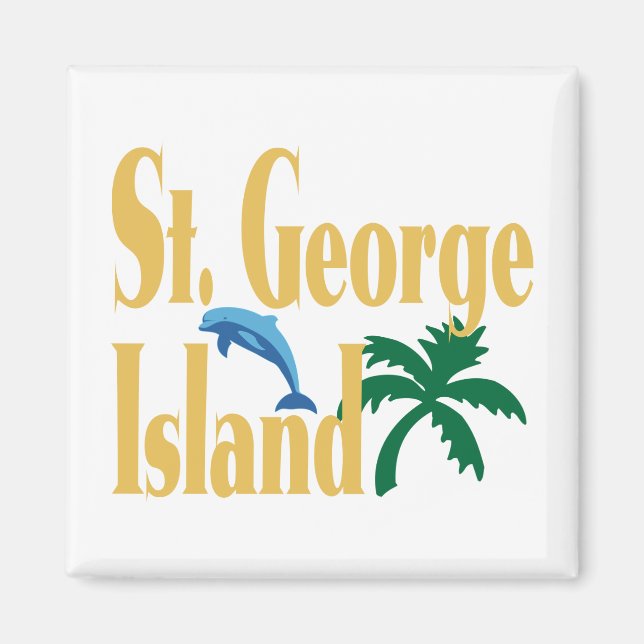 St. George Island Florida Magnet (Vorne)