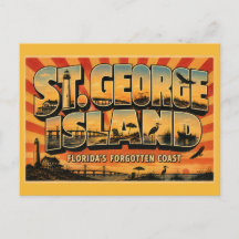 St. George Island Florida Vergessene Küste Vintage