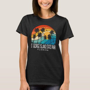 St George Island Staat Park Florida Tropical Beach T-Shirt