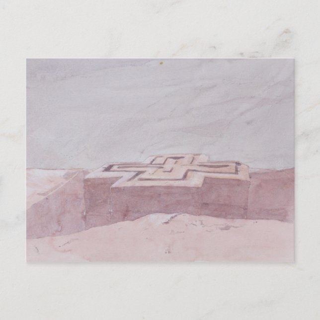St. George Lalibela Postkarte (Vorderseite)