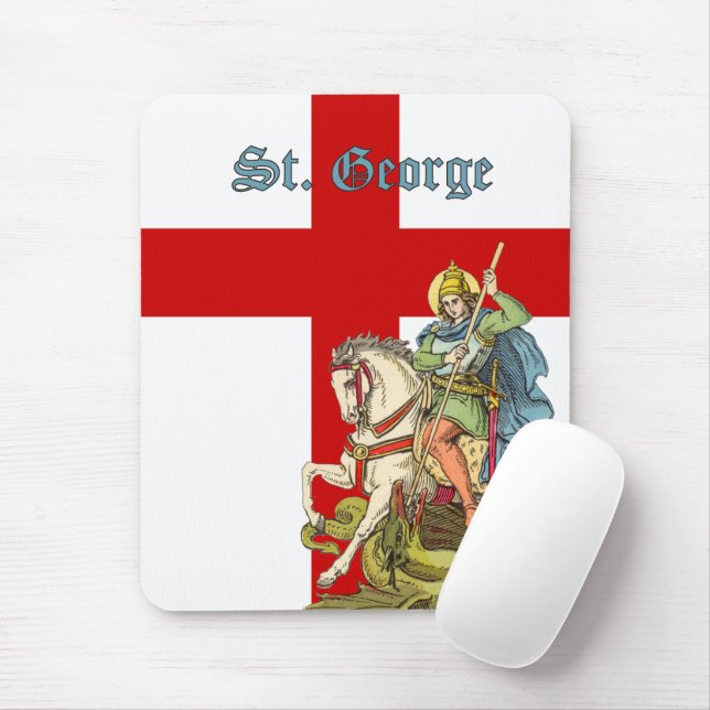 St. George on Horseback (BS 01) Mousepad (Mit Mouse)