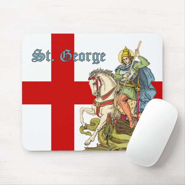 St. George on Horseback (BS 01) Mousepad (Mit Mouse)