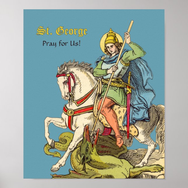 St. George on Horseback (BS 01) Poster (Vorne)