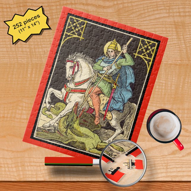 St. George on Horseback (BS 01) Puzzle (Von Creator hochgeladen)