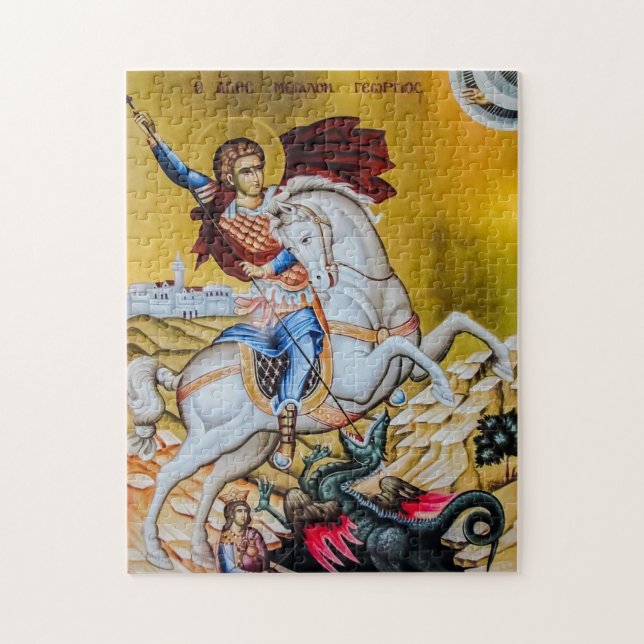 St. George Orthodox Icon Puzzle (Vertikal)