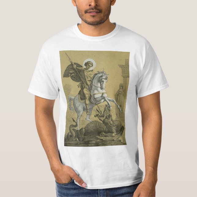 St. George Patron in England T-Shirt (Vorderseite)
