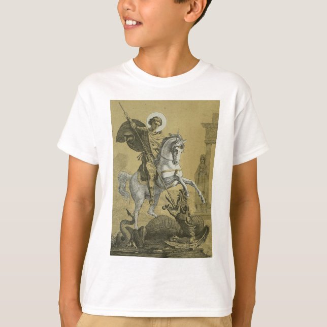 St. George Patron in England T-Shirt (Vorderseite)