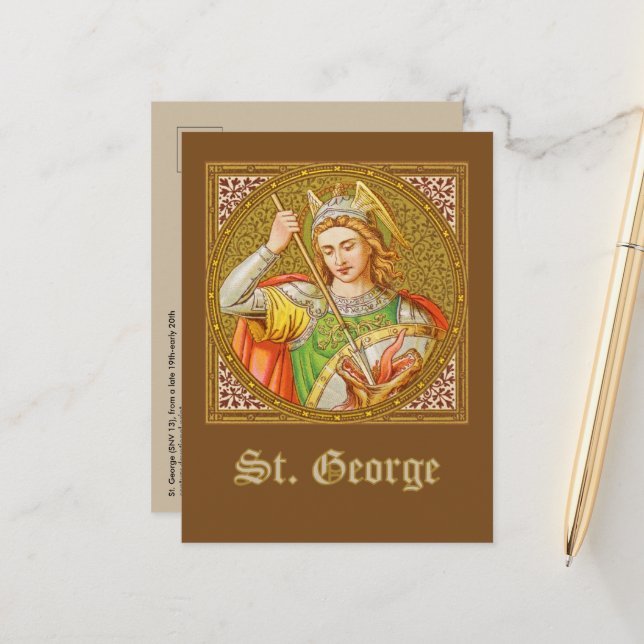 St. George (SNV 13) Postkarte (Vorderseite/Rückseite Beispiel)