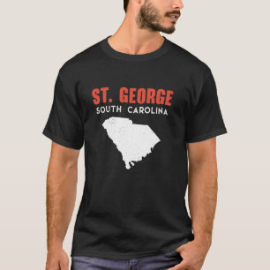 St George South Carolina USA Staat America Travel T-Shirt