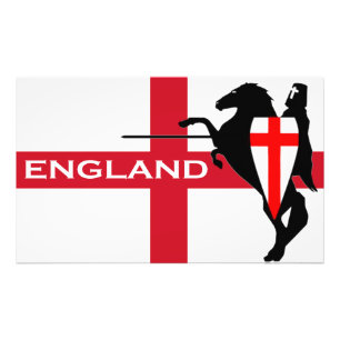 St George Tagesengland-Flaggen-Kunst-Plakat Fotodruck