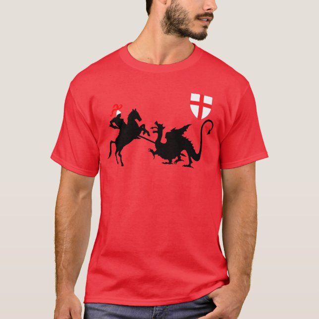 St George Tagesenglischflagge T-Shirt (Vorderseite)