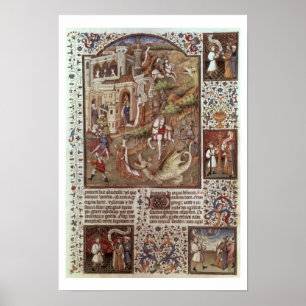 St. George tötet Dragons Poster