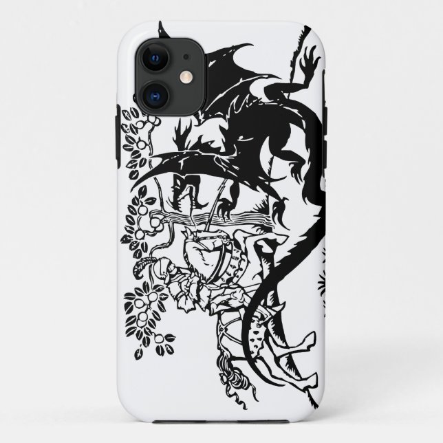 St George u. der Drache Case-Mate iPhone Hülle (Rückseite)