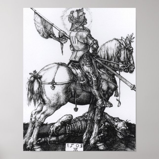 St. George und der Drache, 1508 Poster (Vorne)