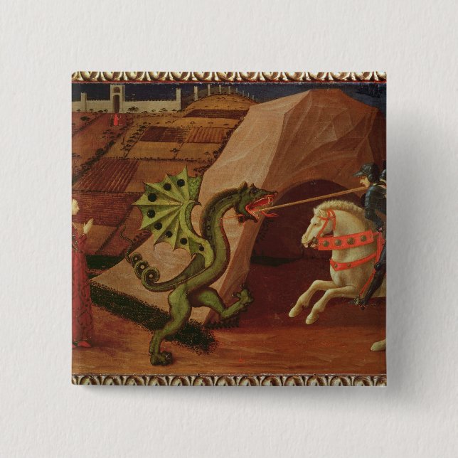 St George und der Drache, c.1439-40 Button (Vorderseite)