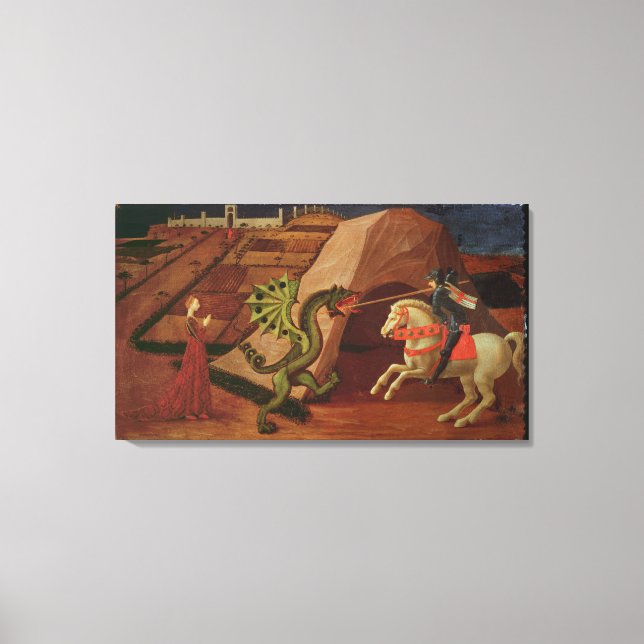 St. George und der Drache, c.1439-40 Leinwanddruck (Vorderseite)