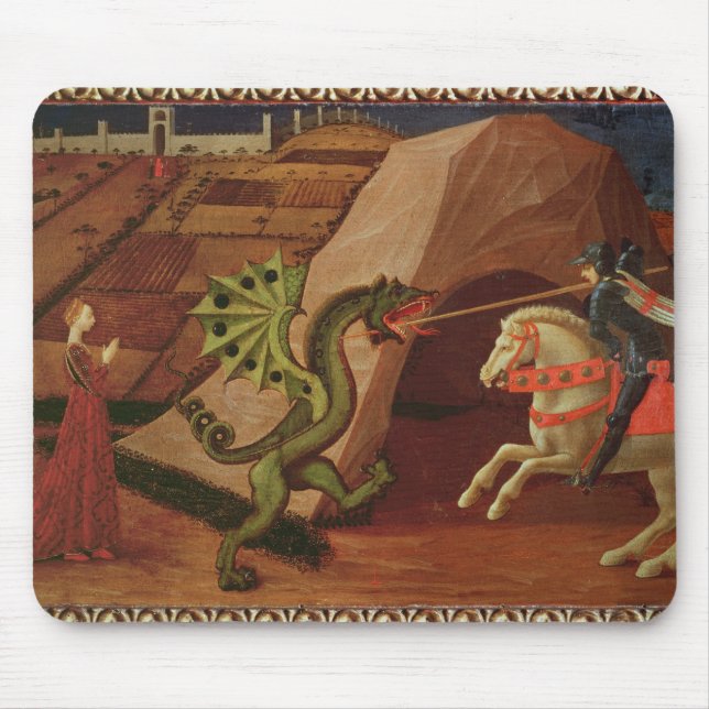 St George und der Drache, c.1439-40 Mousepad (Vorne)