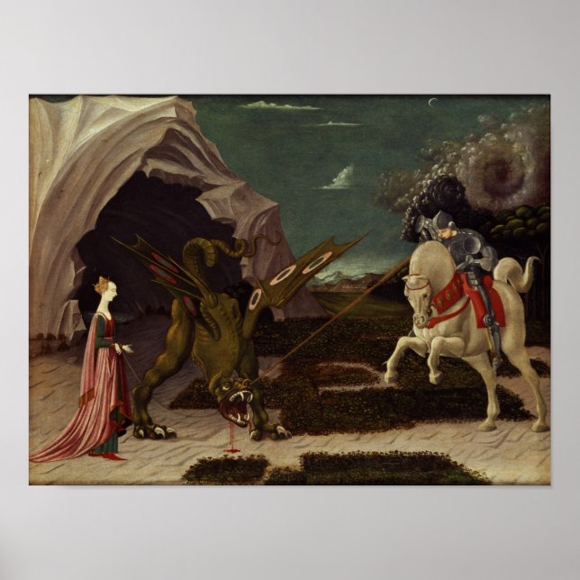 St. George und der Drache, c.1470 Poster (Vorne)