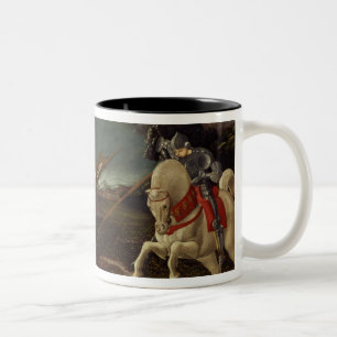 St George und der Drache, c.1470 Zweifarbige Tasse