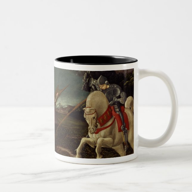 St George und der Drache, c.1470 Zweifarbige Tasse (Rechts)