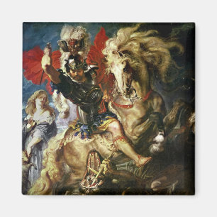 St. George und der Drache, c.1606 Magnet