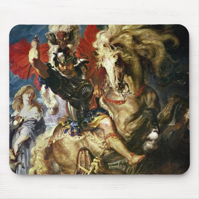St George und der Drache, c.1606 Mousepad (Vorne)