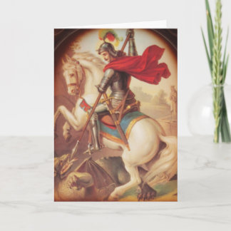 St George und der Drache Karte