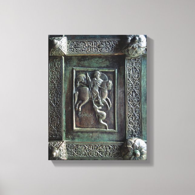 St. George und der Drache Leinwanddruck (Vorderseite)