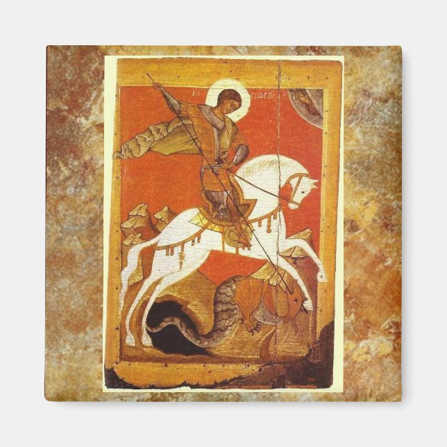 St. George und der Drache Magnet (Vorne)
