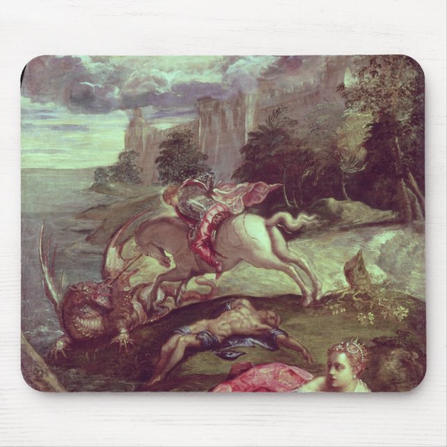 St George und der Drache Mousepad (Vorne)