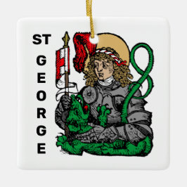 St. George und der Drache (Nürnberg) Keramikornament