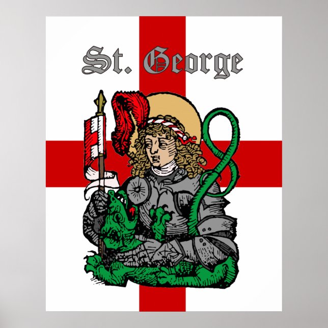 St. George und der Drache (Nürnberg) Poster (Vorne)