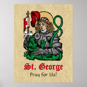 St. George und der Drache (Nürnberg) Poster