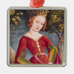 St George und der Drache Ornament Aus Metall