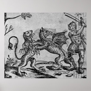 St. George und der Drache Poster