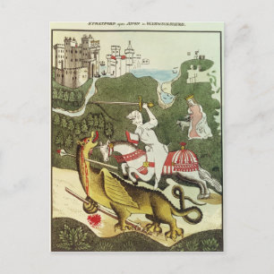 St. George und der Drache Postkarte