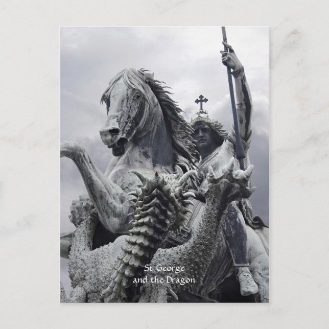 St. George und der Drache Postkarte (Vorderseite)